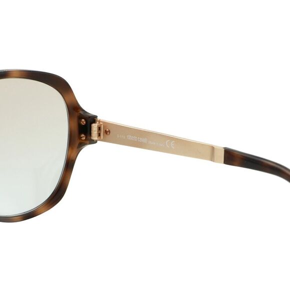 New Roberto Cavalli Women Oversized Havana Brown Snake Sunglasses RC649S-52L - Picture 4 of 8
